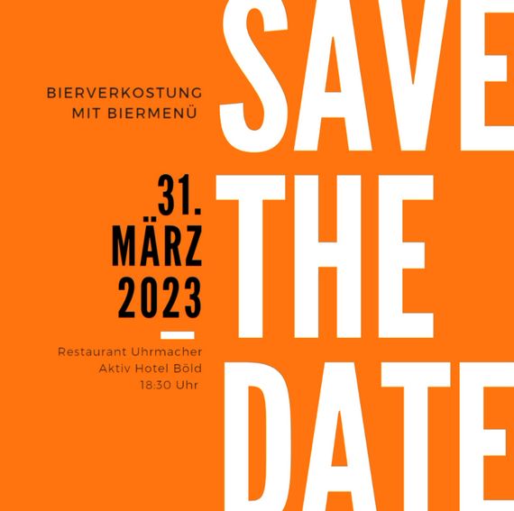 Bierverkostung mit Biermenü