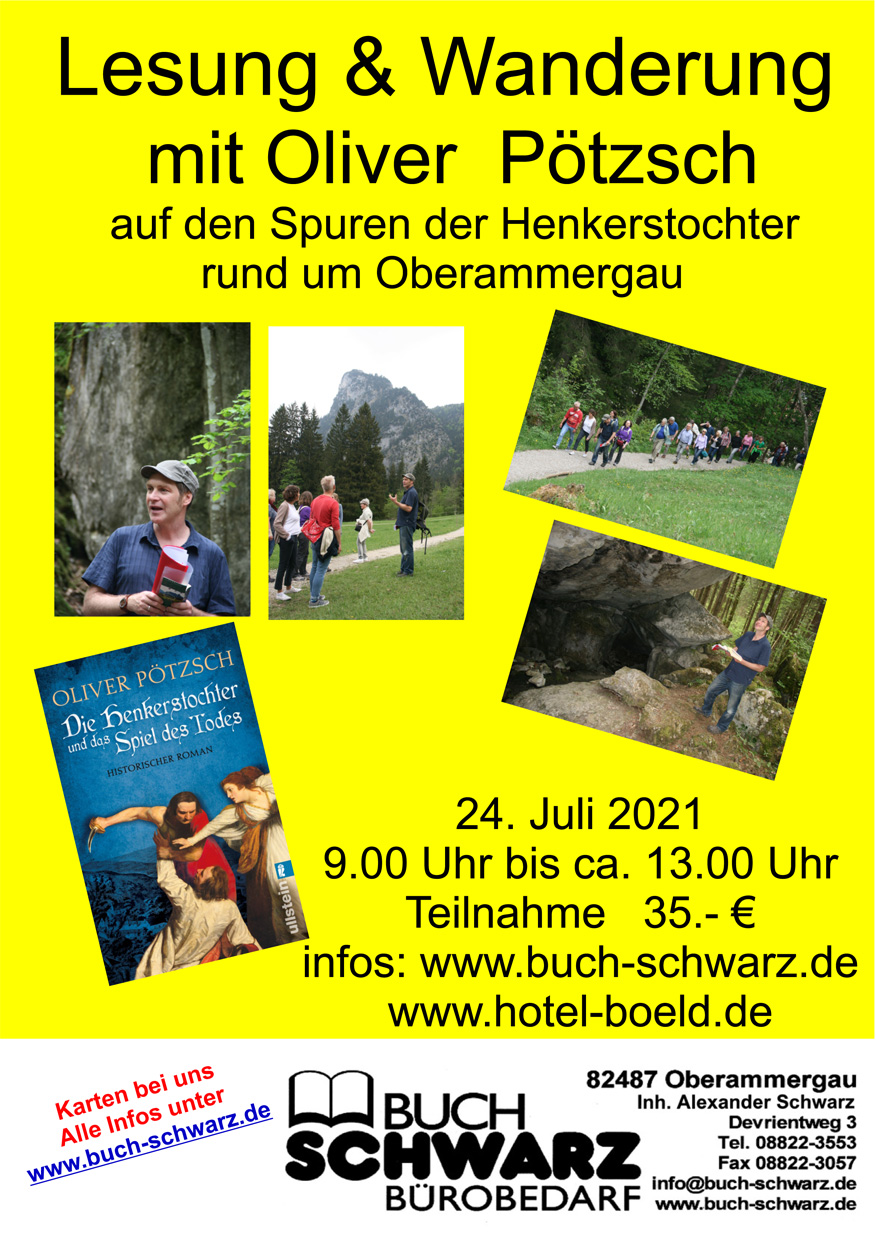 Lesung & Wanderung mit Oliver Pötzsch
