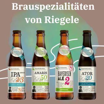 Brauspezialitäten von Riegele
