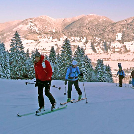 Ski im Naturpark Ammergauer Alpen