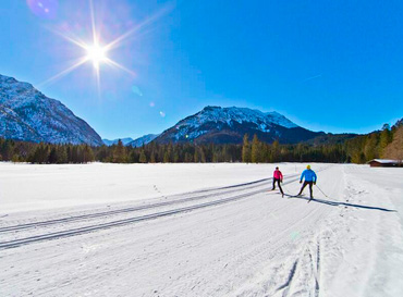 Langlaufen in den Ammergauer Alpen